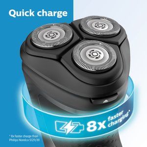 Shaver 2500, Corded and Rechargeable Cordless Electric Shaver with Pop-Up Trimme